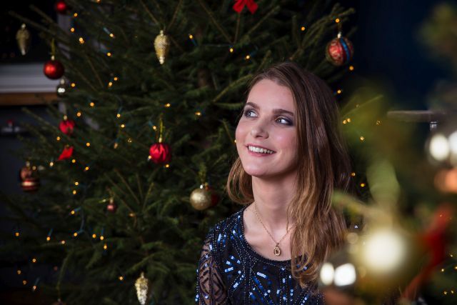 Ziemassvētku fotosesija studijā